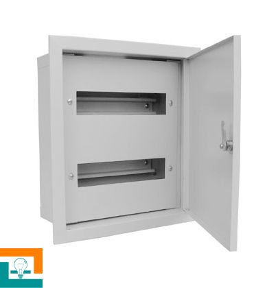 КОРПУС щита металлический встраиваемый IP30 IEK ЩРВ-24з 36 УХЛЗ MKM14-V-24-30-Z