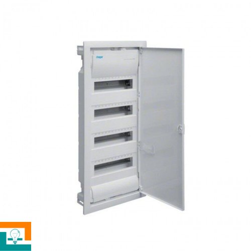 КОРПУС встраиваемый мет/дв.Volta IP30/II Hager VU48UA 48(56)мод