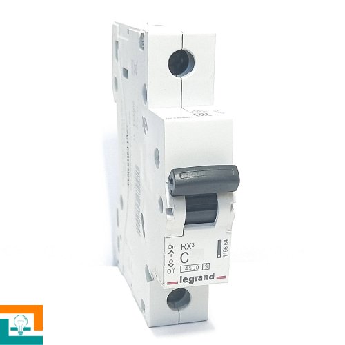 RX3 C 50A 419669 Legrand 4.5kA выключатель автоматический 1-полюсный