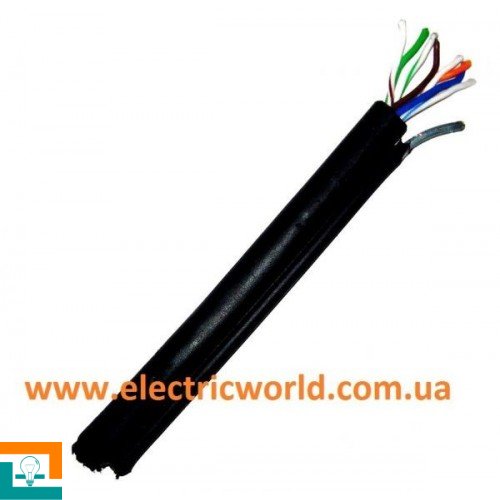 Вита пара c.5 кабель зовнішній + корд вітчизняний FTP 4PR 24AWG Одескабель