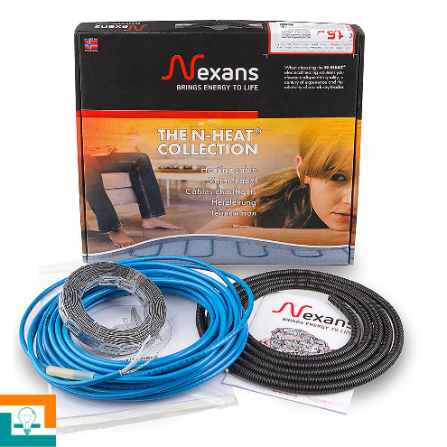 КАБЕЛЬ двухжильний с безмуфтовым соединением Nexans TXLP/2R 2600/17 2600W 154,5м