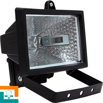 Світильник l003002 e.halogen.150.black 150Вт чорний прожектор E.next