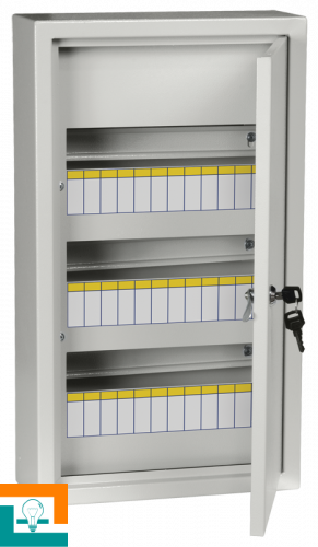 КОРПУС мет.зовн.IP31 ІЕК сір ЩРН-36з-1 36 УХЛЗ MKM14-N-36-31-Z