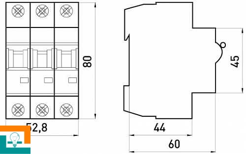 ВЫКЛЮЧАТЕЛЬ АВТОМАТИЧЕСКИЙ 3-полюсный E.Next 10кА e.industrial.mcb.100.3.C. 32 i0180024