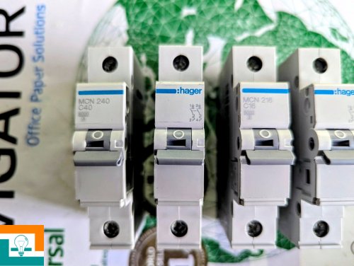 HAGER в корпусе 2-п 16Ампер начинка 40Ампер