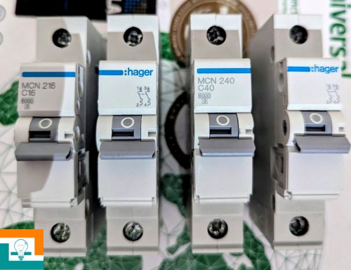 HAGER в корпусе 2-п 16Ампер начинка 40Ампер