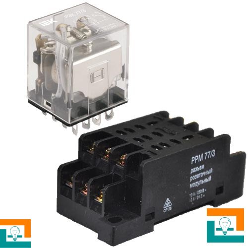РЕЛЕ проміжне 24V ІЕК AC 10А РЭК77/3 RRP10-3-10-024A